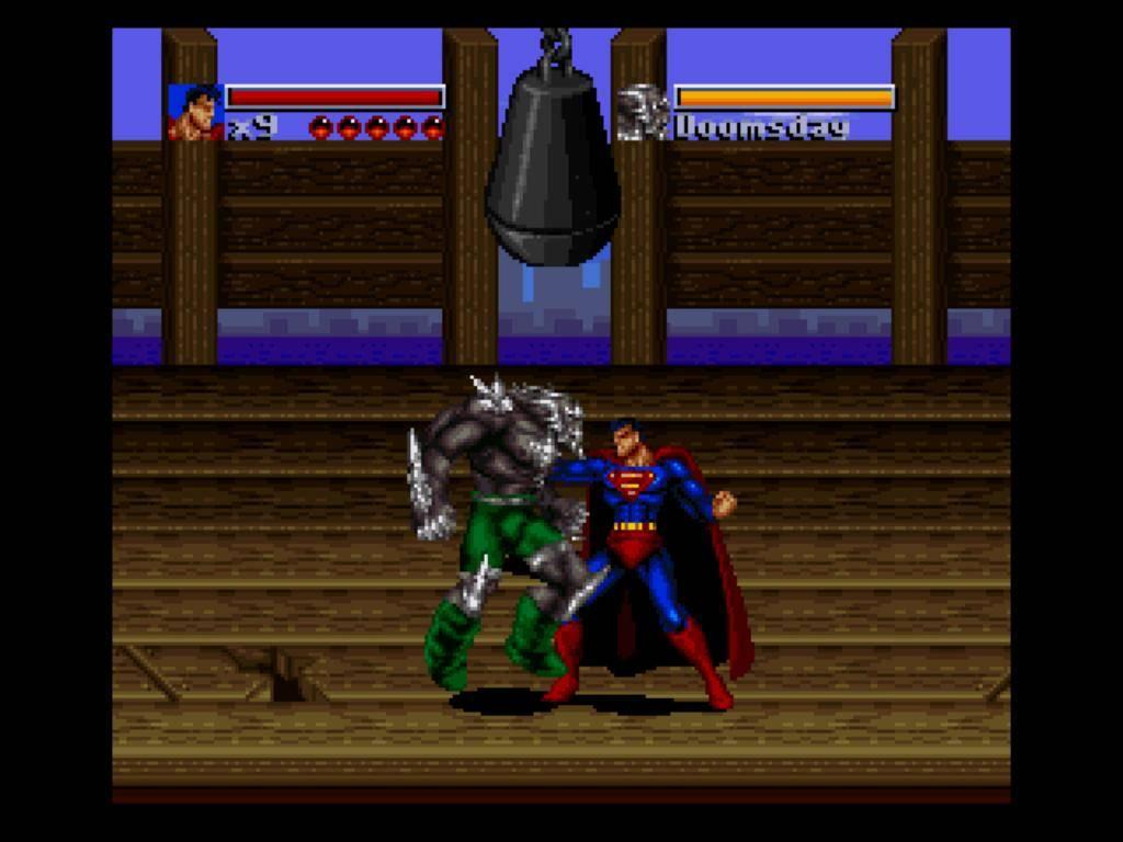 the death and return of superman sega genesis